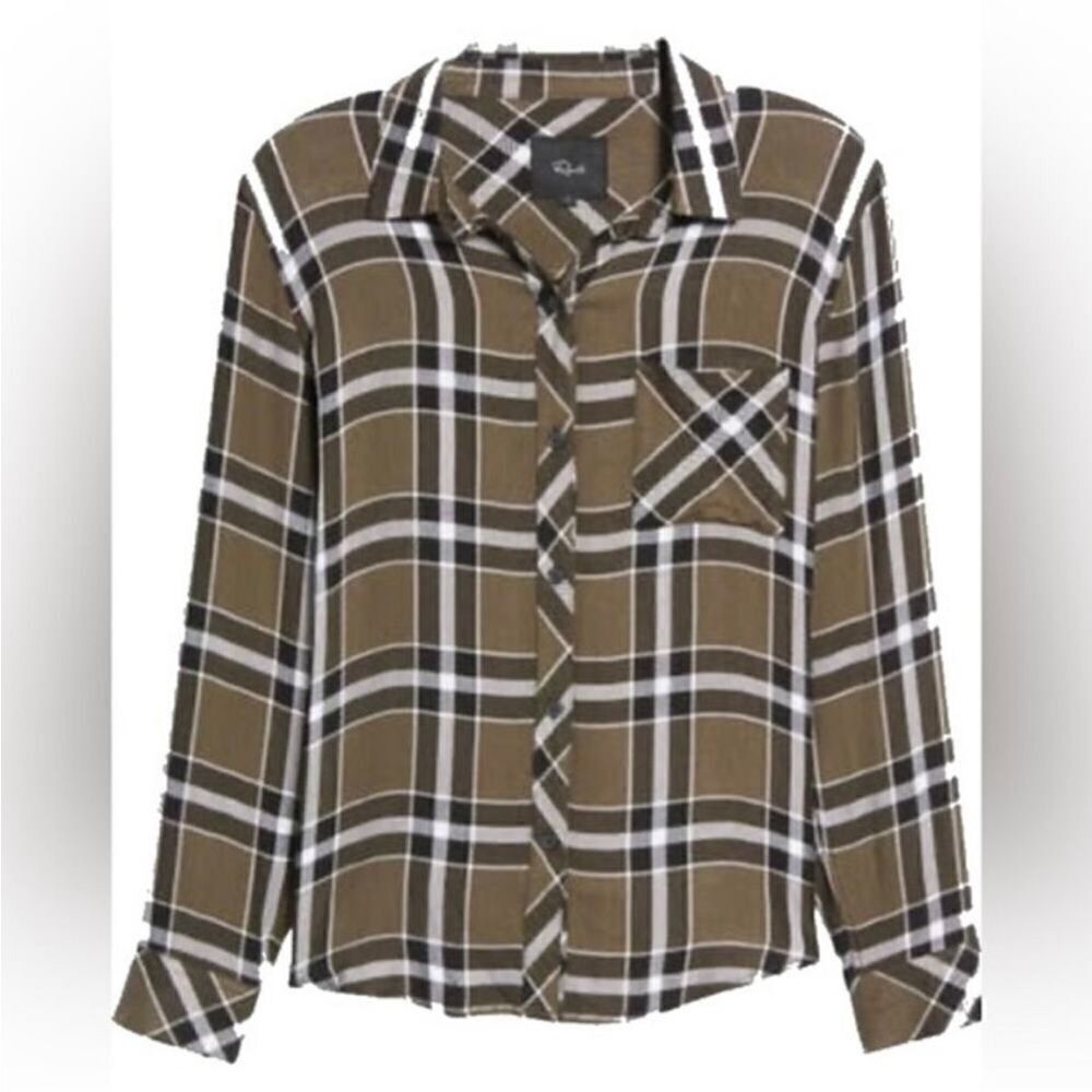 RAILS NWT Hunter Plaid Button Down in Kalamata Bl… - image 4